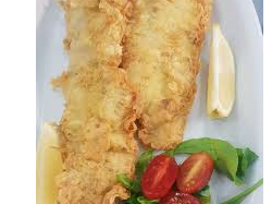 Filet de merluza a la romana+ guarnición