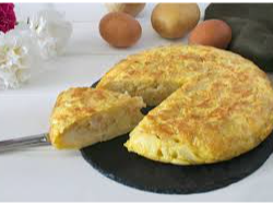 Tortilla de papas simple