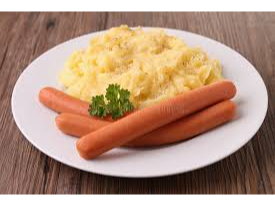 Salchicha + guarnicion