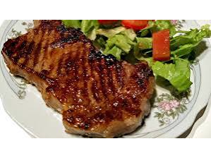 Bife o churrasco de ternera + Guarnicion