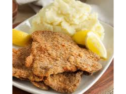 Milanesa de carne simple + guarnición