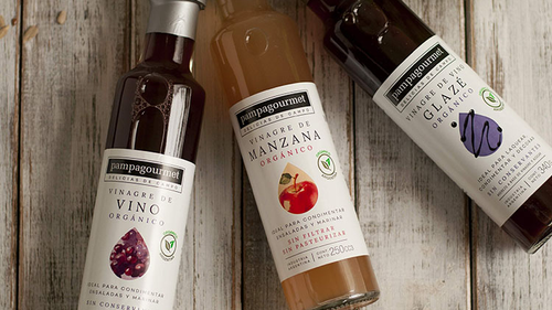 Vinagre de manzana"PAMPAGOURMET" y otros