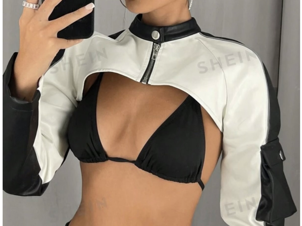 Campera símil cuero