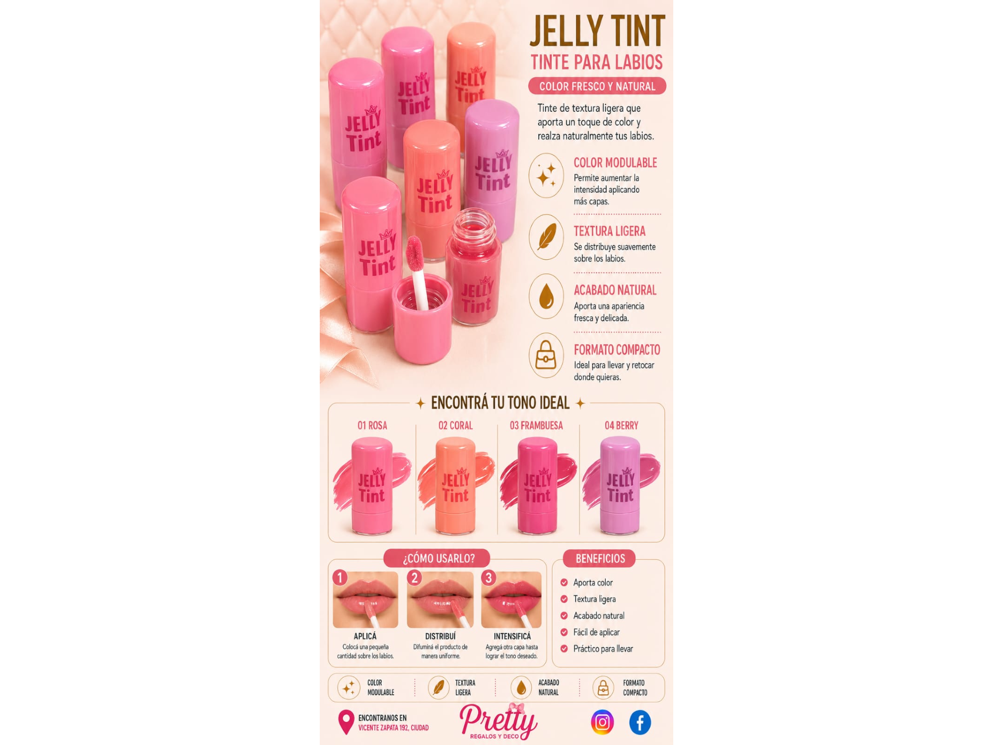 Jelly Tint para labios