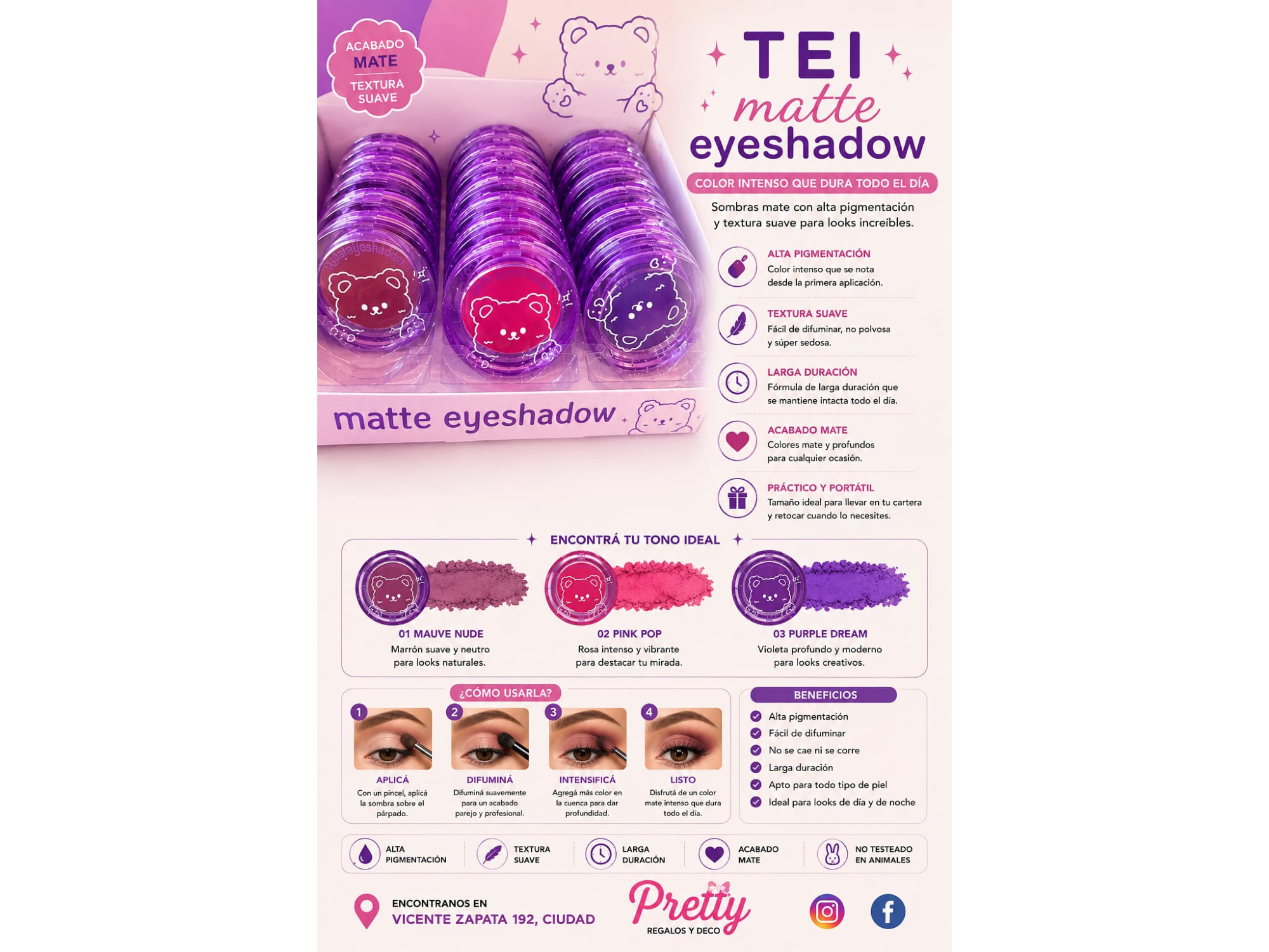 Sombra de Ojos Matte TEI