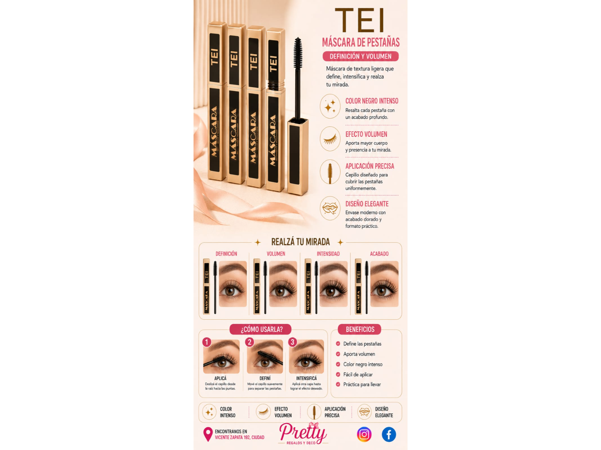Máscara de pestañas TEI