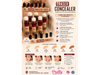 Corrector Eraser Concealer con aplicador de esponja