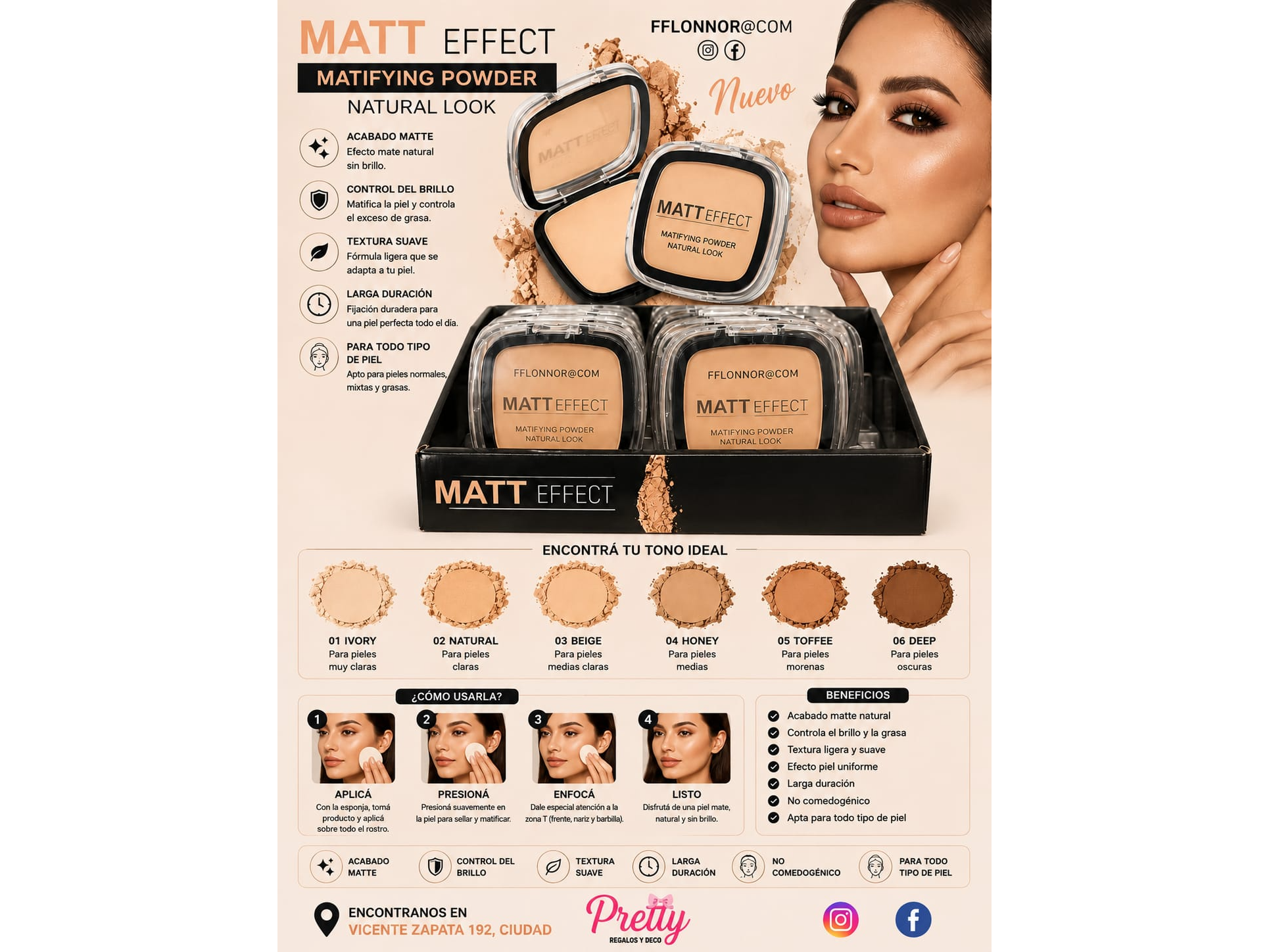 Polvo compacto Matt Effect