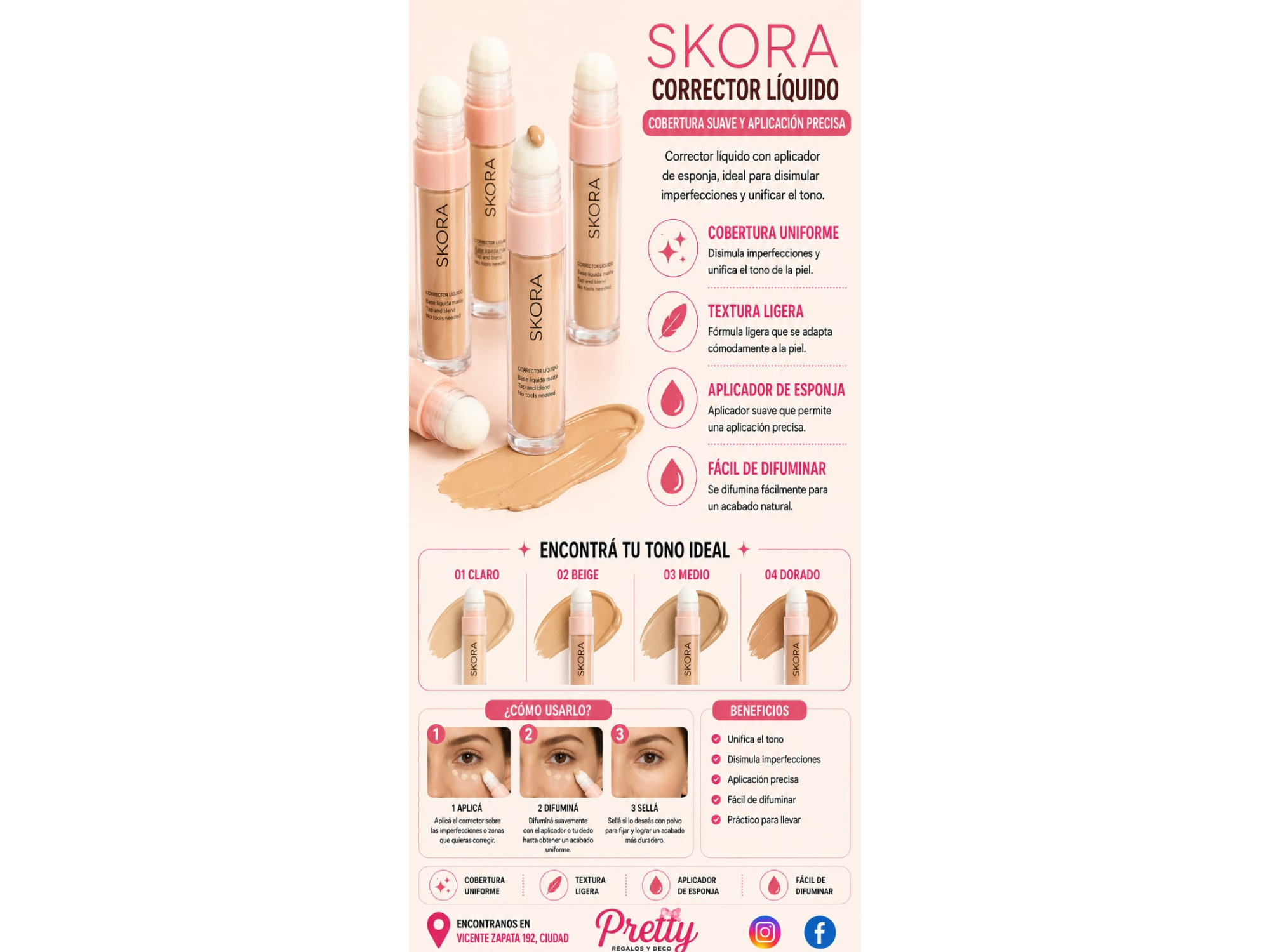 Corrector de Ojeras Skora