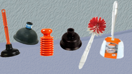 ESCOBILLAS baño y SOPAPAS