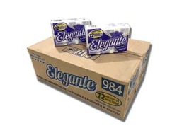 PAÑUELOS DESCARTABLES ELEGANTE 6 x 12 u. doble hoja - caja 30 pack