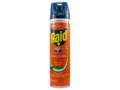 INSECTICIDA RAID AEROSOL 360 CC Casa y Jardín