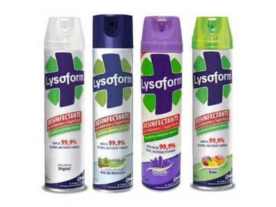 DESINFECTANTE EN AEROSOL LYSOFORM x 360 cc.