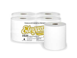 TOALLA EN ROLLO BLANCA PREMIUM 200 mts pack 4 u/