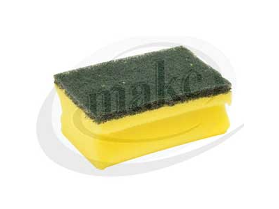 FIBRA ESPONJA con poliamida adherida MAKE