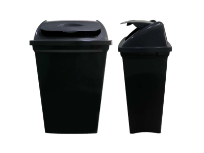 CESTOS CON TAPA BASCULANTE 50 lts. Rectangular