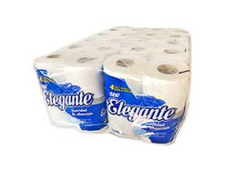 ELEGANTE PAPEL doble hoja premium blanco 30 mts Bolsón 4 x 10 - 40 U/