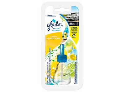 AROMATIZANTE para auto GLADE AUTO SPORT 7 ml repuesto