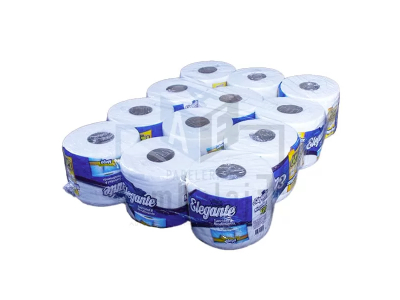 BOLSON x 120 mts 1x12 pack = 12 u/ hoja simple - ELEGANTE papel blanco