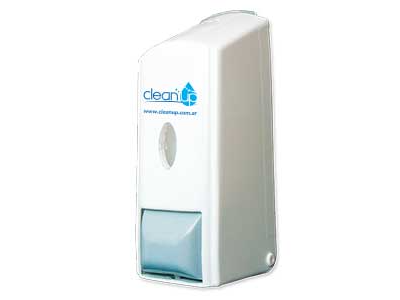 DISPENSER JABON LIQUIDO (alcohol gel, etc.) 500cc Blanco de CleanUp