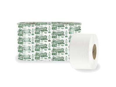 PAPEL HIGIENICO 500 mts. Pack 4 u/ Cono GRANDE - JUMBO ELEGANTE extra blanco