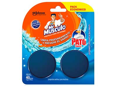 Pastilla para MOCHILA x 2 u MR. MUSCULO PATO PURIFIC