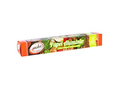 ROLLO DE papel aluminio 5 mts. x 30 cm.