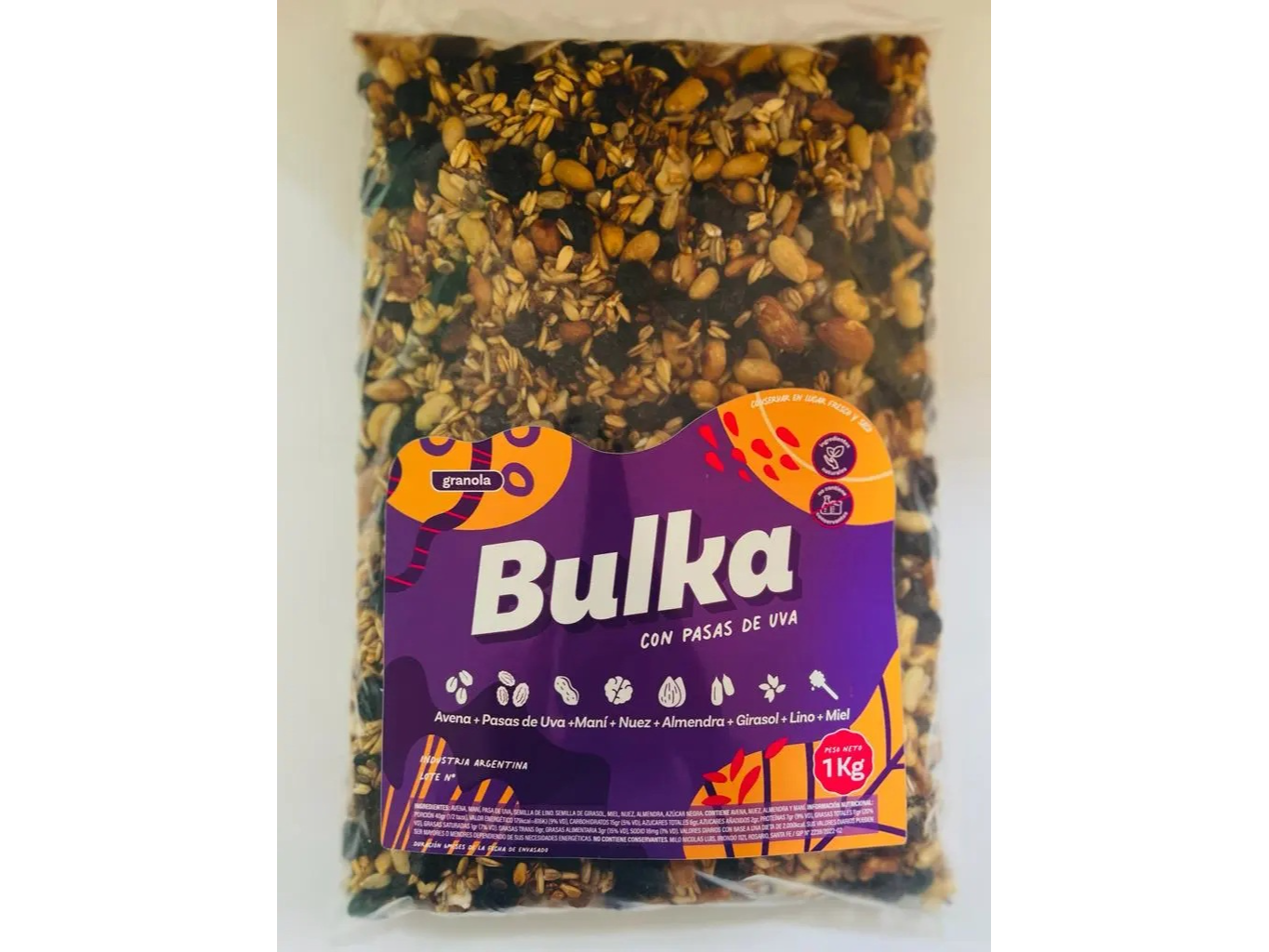Granola con Pasas