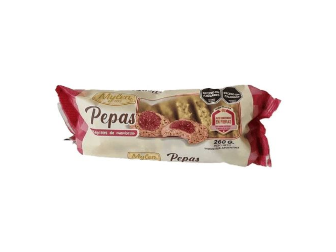 Pepas Intregrales con Semillas sabor Membrillo