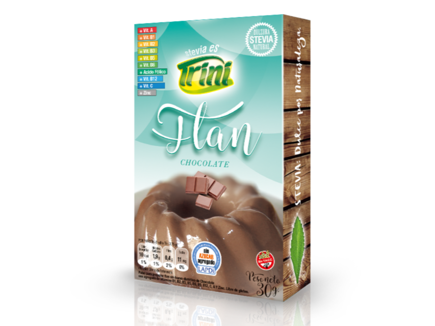 FLAN de CHOCOLATE Trini x 60gs
