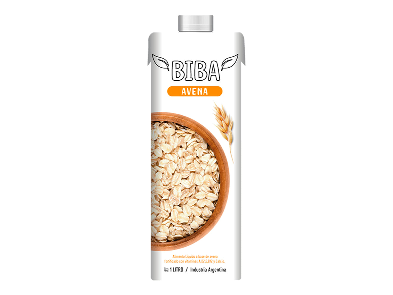 Bebida de AVENA SIN AZUCAR BIBA x 1Lt