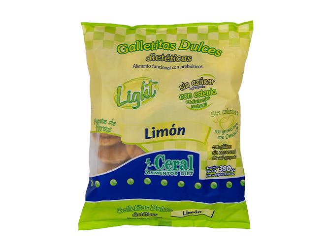 GALLETAS LIGHT c/Stevia (CERAL) X 380gs (varios sabores) de La Doctética