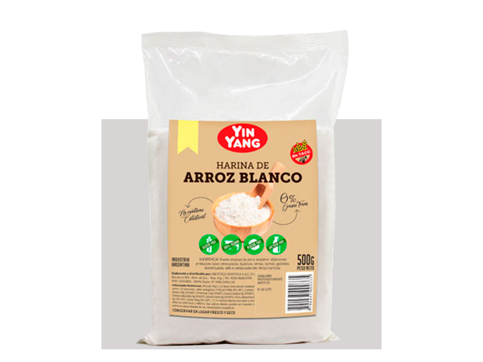 Harina de Arroz BLANCA x 500gs