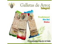 GALLETAS de Arroz Integral x 70gs "Party Beck" (Varios Sabores)
