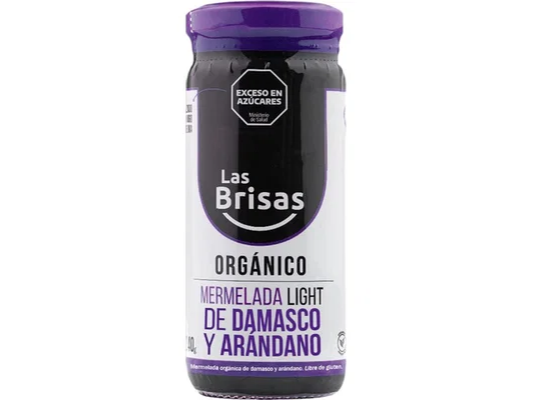 Mermelada Sin Azucar Damasco y Arandano Las Brisas 240g