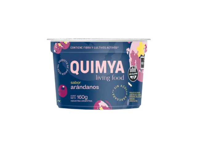 Yogurt de Leche de Coco Arandanos 160gr Quimya Yog  SIN LACTOSA Y SIN TACC