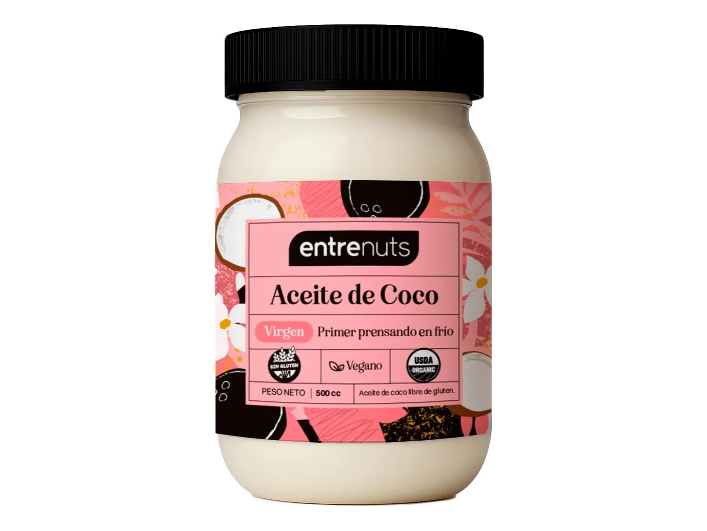 Aceite de Coco Virgen Entrenuts 500ml