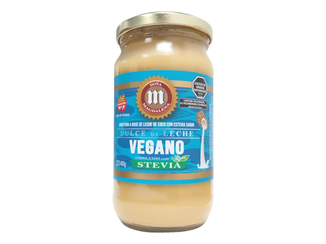 Dulce de leche vegano sin azúcar Doña Magdalena 400g