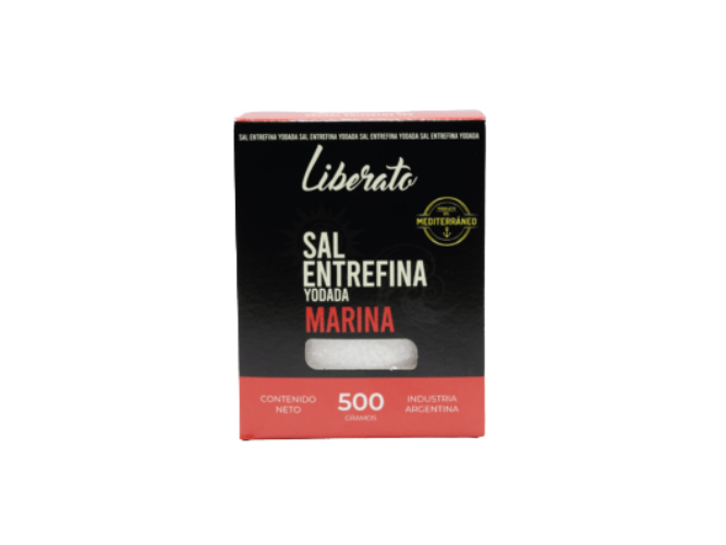 Sal Marina EntreFina Yodada 500gr Liberato