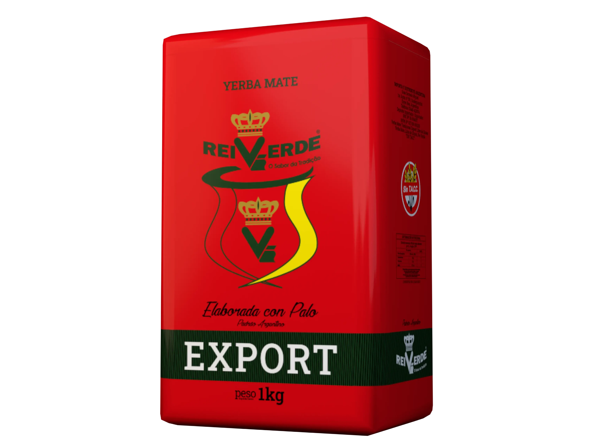 Yerba Mate Rei Verde Con Palo