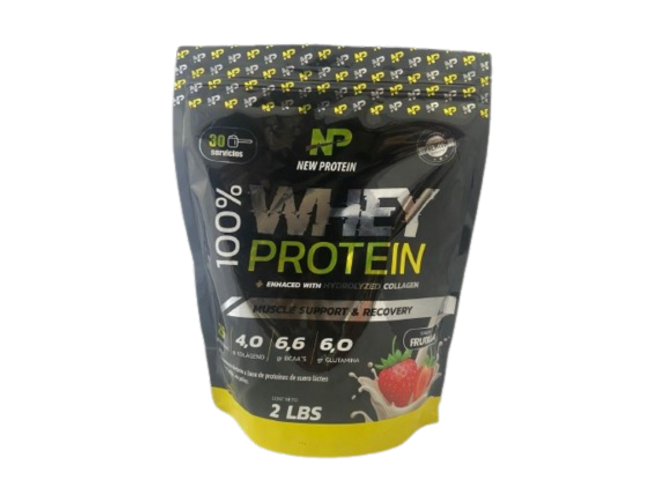 Whey Protein 906gr Sabor Frutilla New Protein