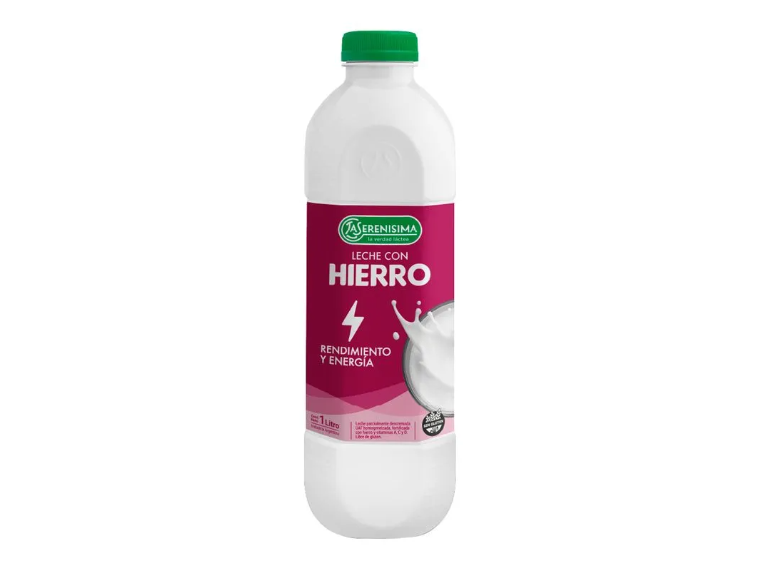 Leche con Hierro La Serenisima 1L