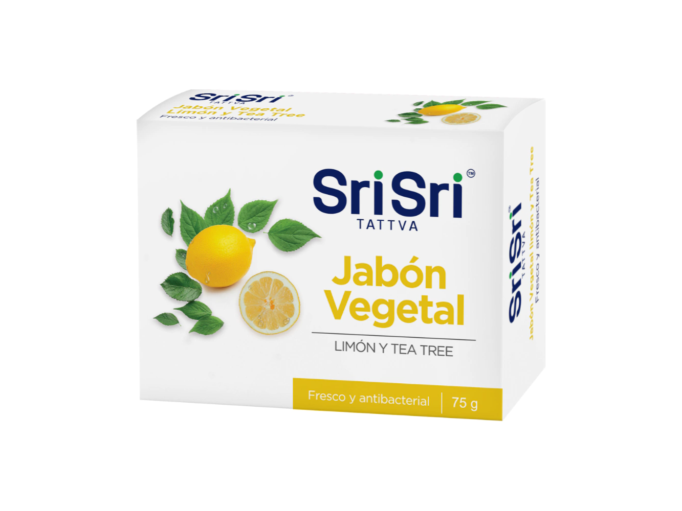 Jabón Vegetal Limón y Tea Tree Sri Sri 75g