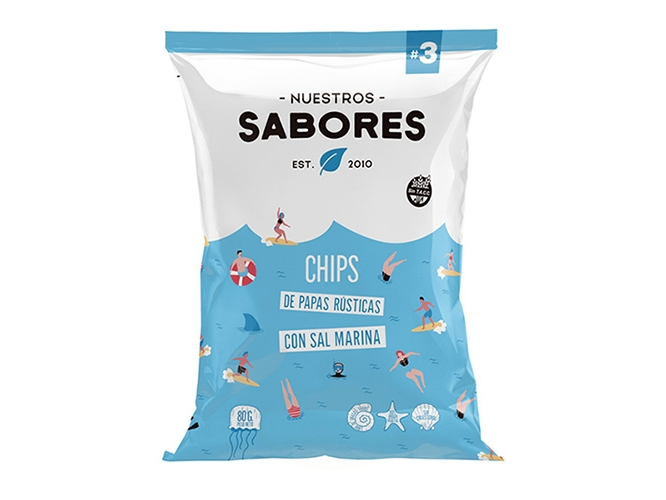 Papas Rusticas 80gr Nuestros Sabores SIN TACC