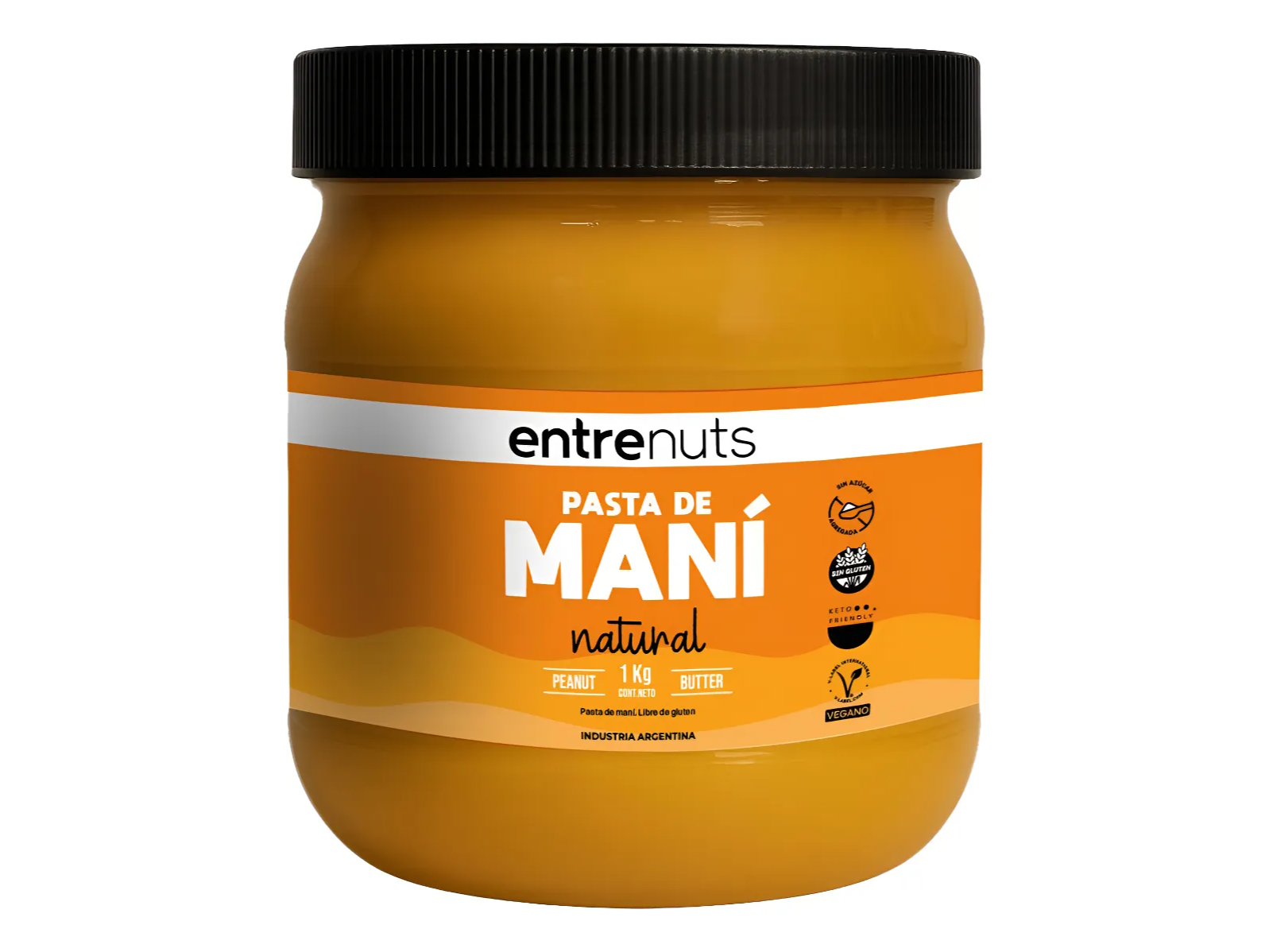 Pasta de Maní Natural Entrenuts 1kg
