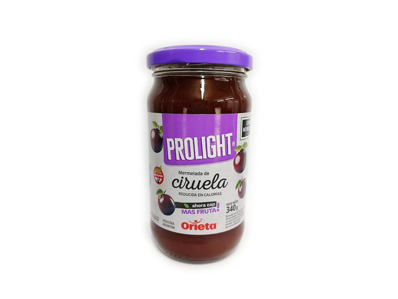 Mermelada de Ciruela sin azúcar Prolight 340g