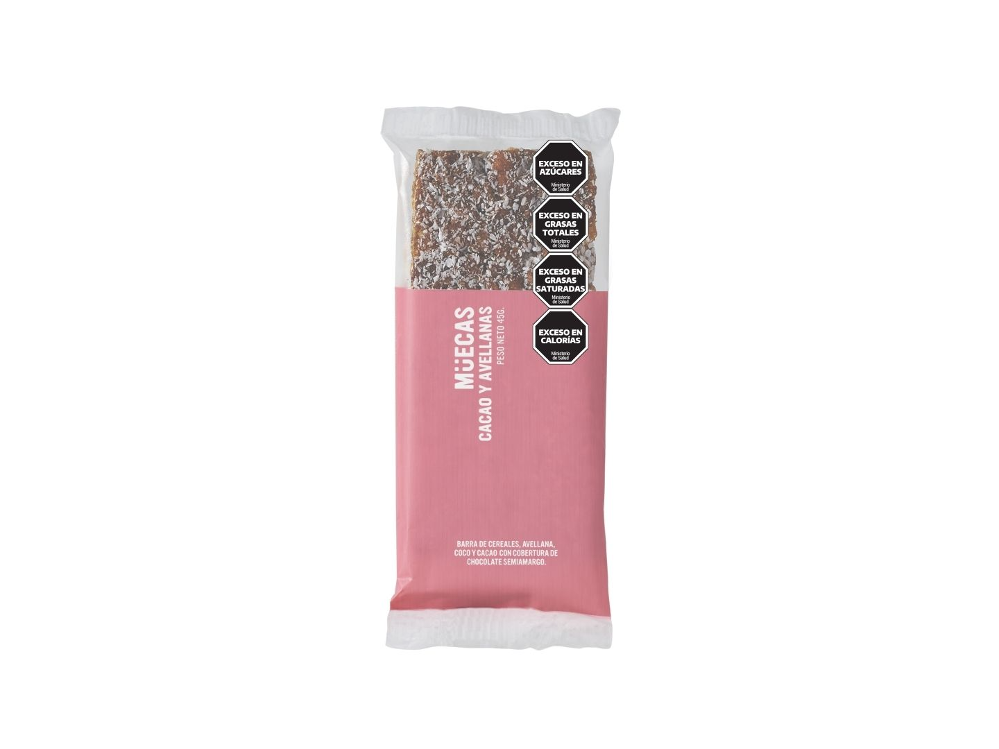 Barrita Muecas Cacao y Avellanas 45gr