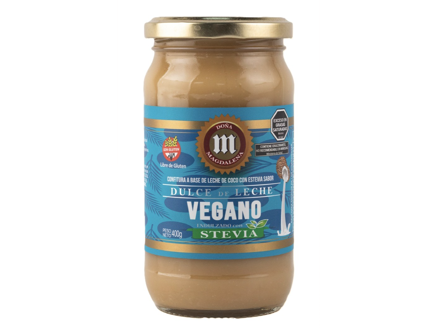 Dulce de Leche Vegano Sin Azúcar Doña Magdalena 400g