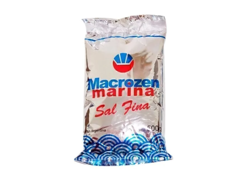 Sal Marina Fina 500gr Macrozen