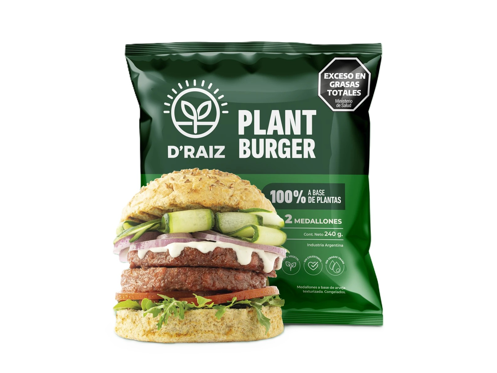 Plant Burger D'Raíz